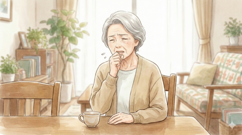 痰が出る、声がかすれる。 検査では肺は異常なしと言われました。原因は何ですか？