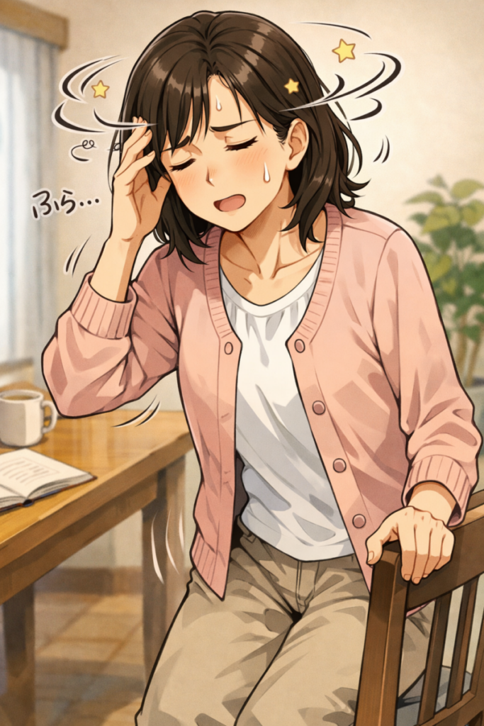 立ちくらみがして、貧血だと思ったのに違うと言われました。原因は何ですか？